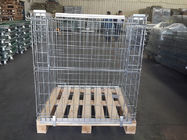 Half Drop Gate Collapsible Wire Container Logistics Wine Industry Use