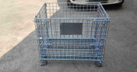 Mobile Steel Mesh Containers Stillage Collapsible Metal Mesh Containers